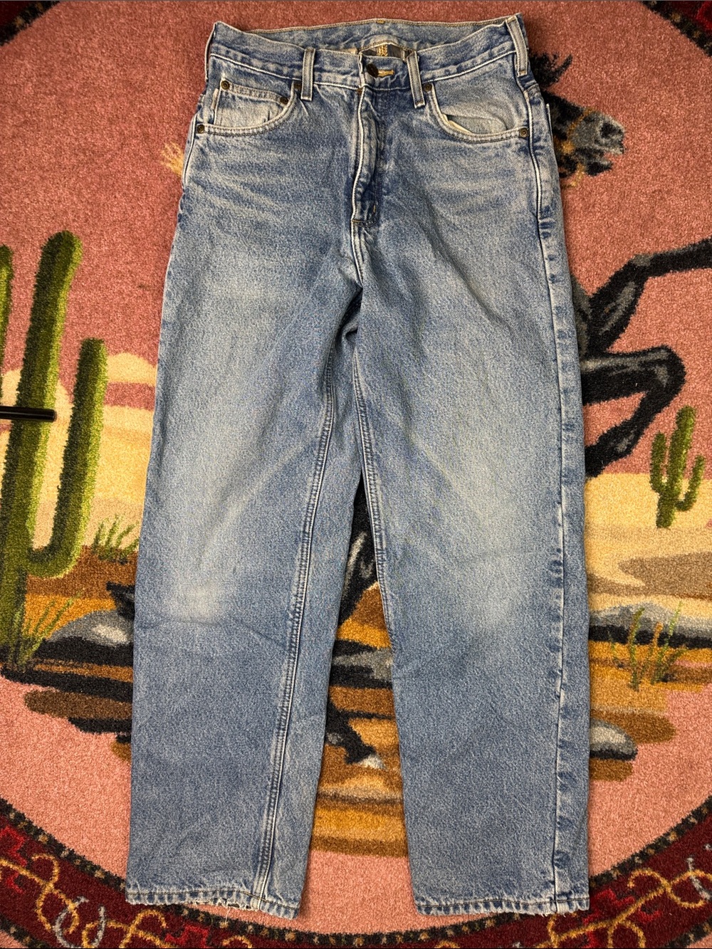 CARHARTT VINTAGE DISTRESSED LINED JEANS 30x32